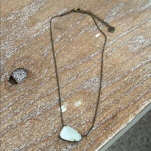 Kendra Scott White Stone Necklace